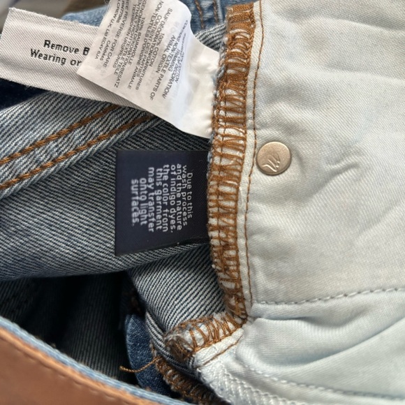 Madewell Rigid High-Rise Medium Wash Distressed 100% Cotton Skinny Jeans 27 - Picture 11 of 11